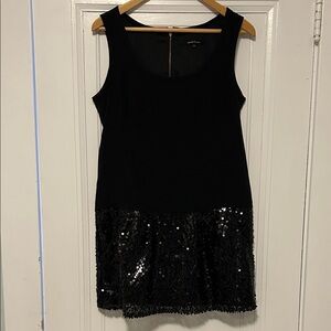 Nanette Lepore Black Sequin Mini Dress